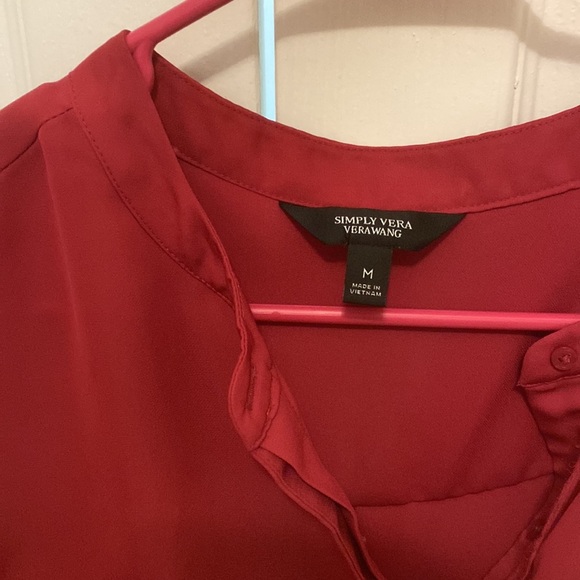 Simply Vera pink blouse medium - Picture 3 of 10